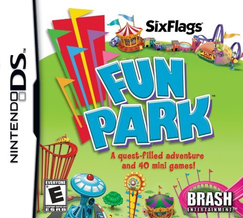 Six Flags Fun Park box art for Nintendo DS